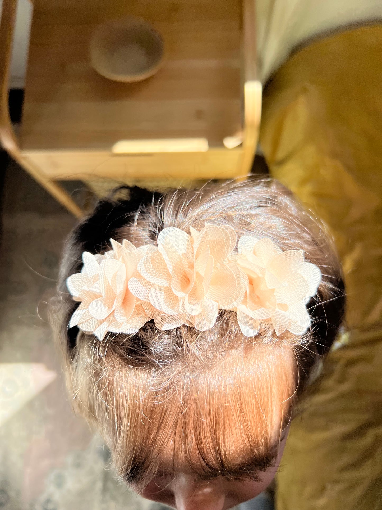 Headband fleurs en tulle