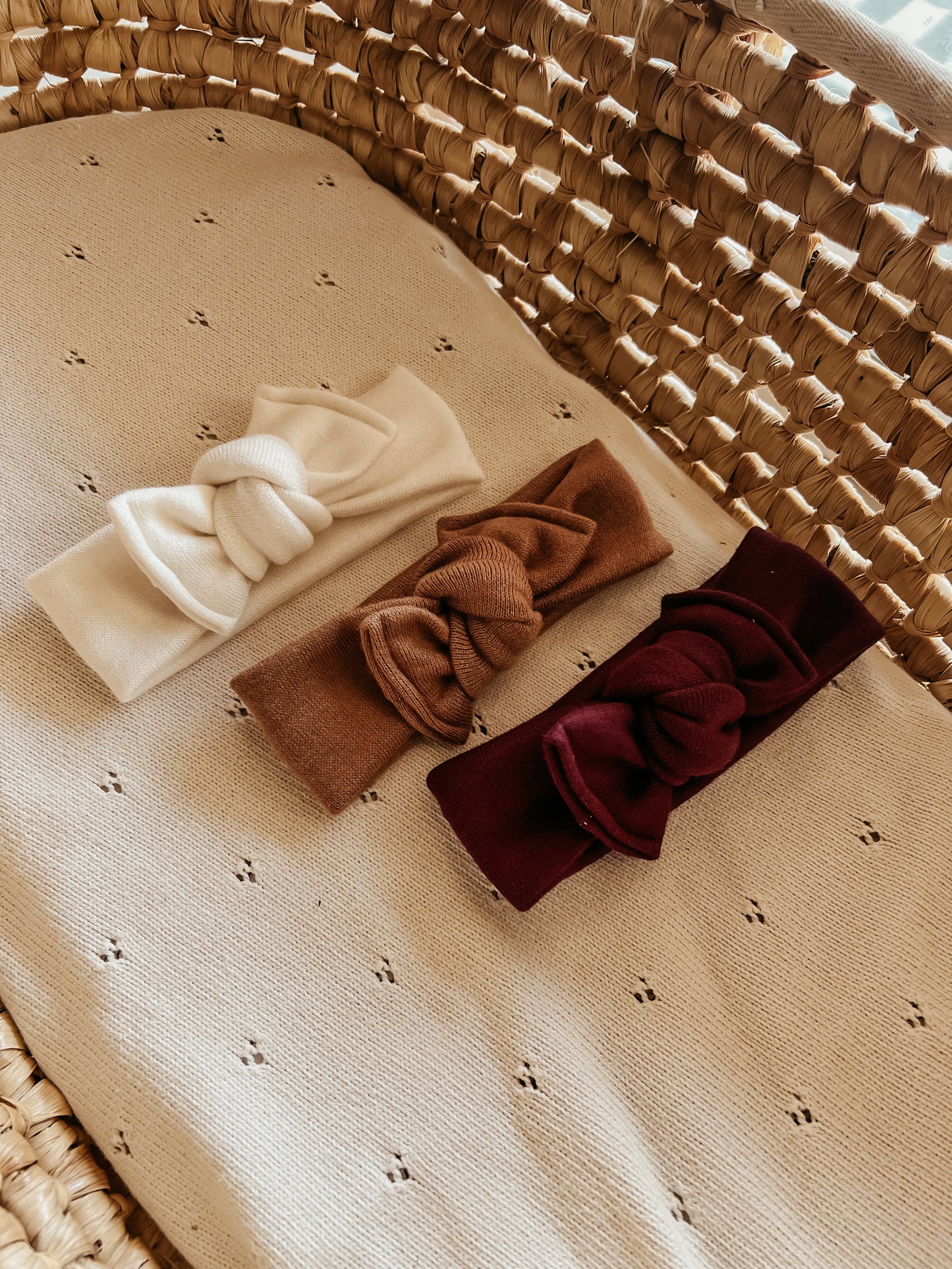 Headband en mailles prêts à partir