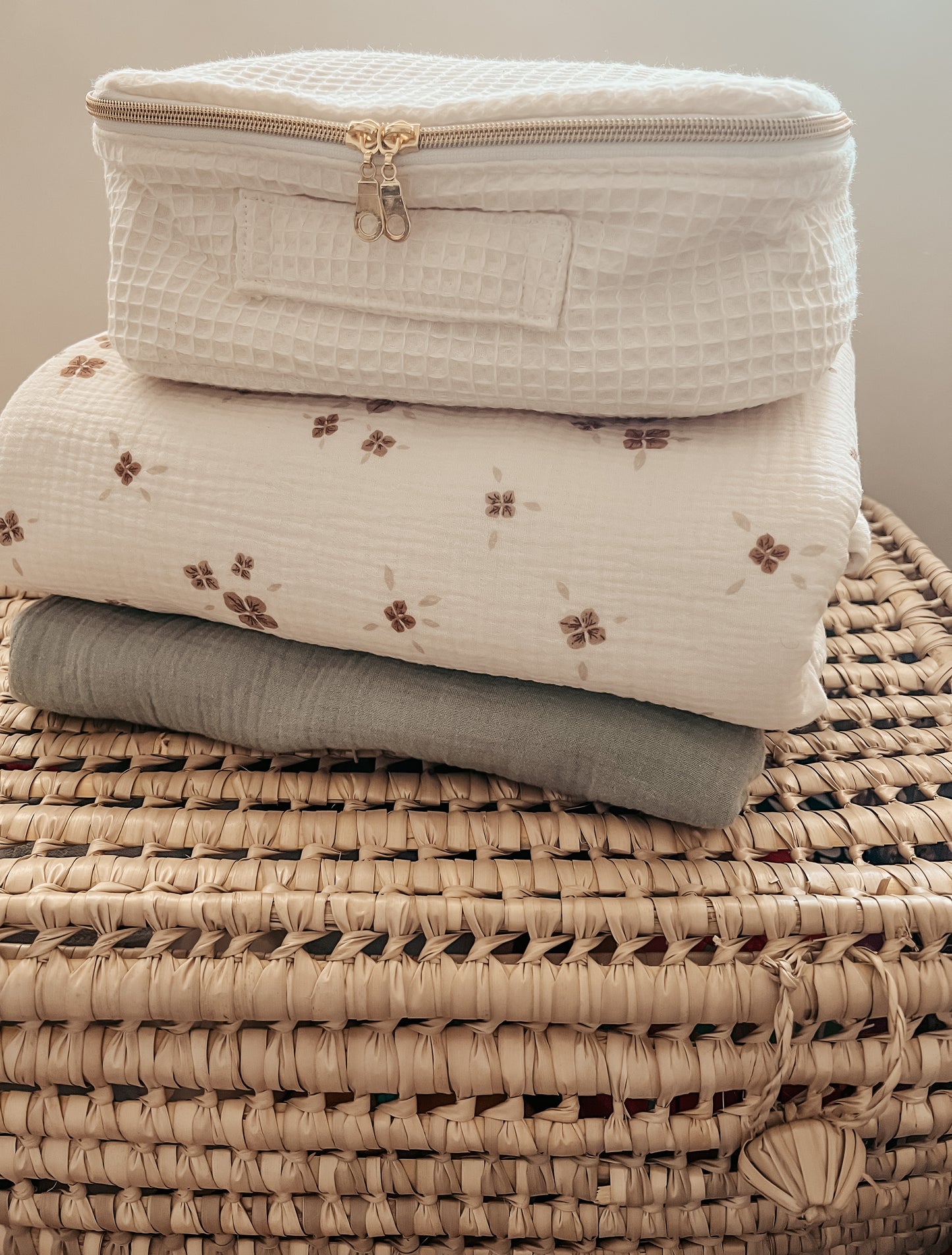 Valisette - Nid d'abeille Ivoire