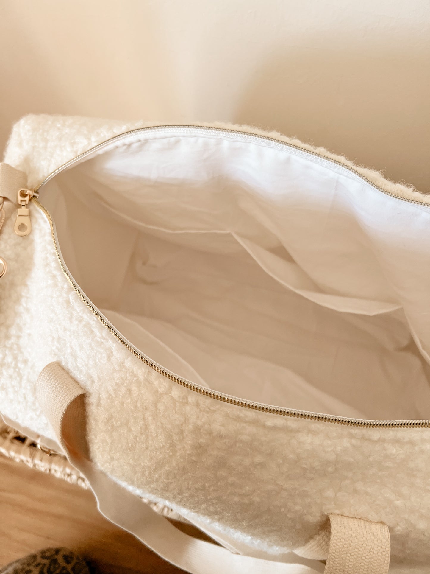 Sac à langer Paula - bouclette Milk