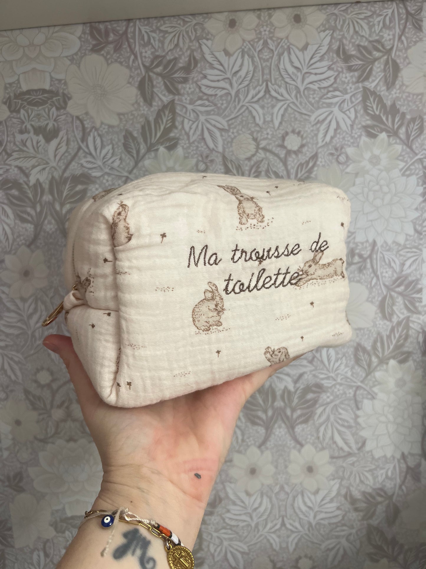 Trousse de toilette Lapins