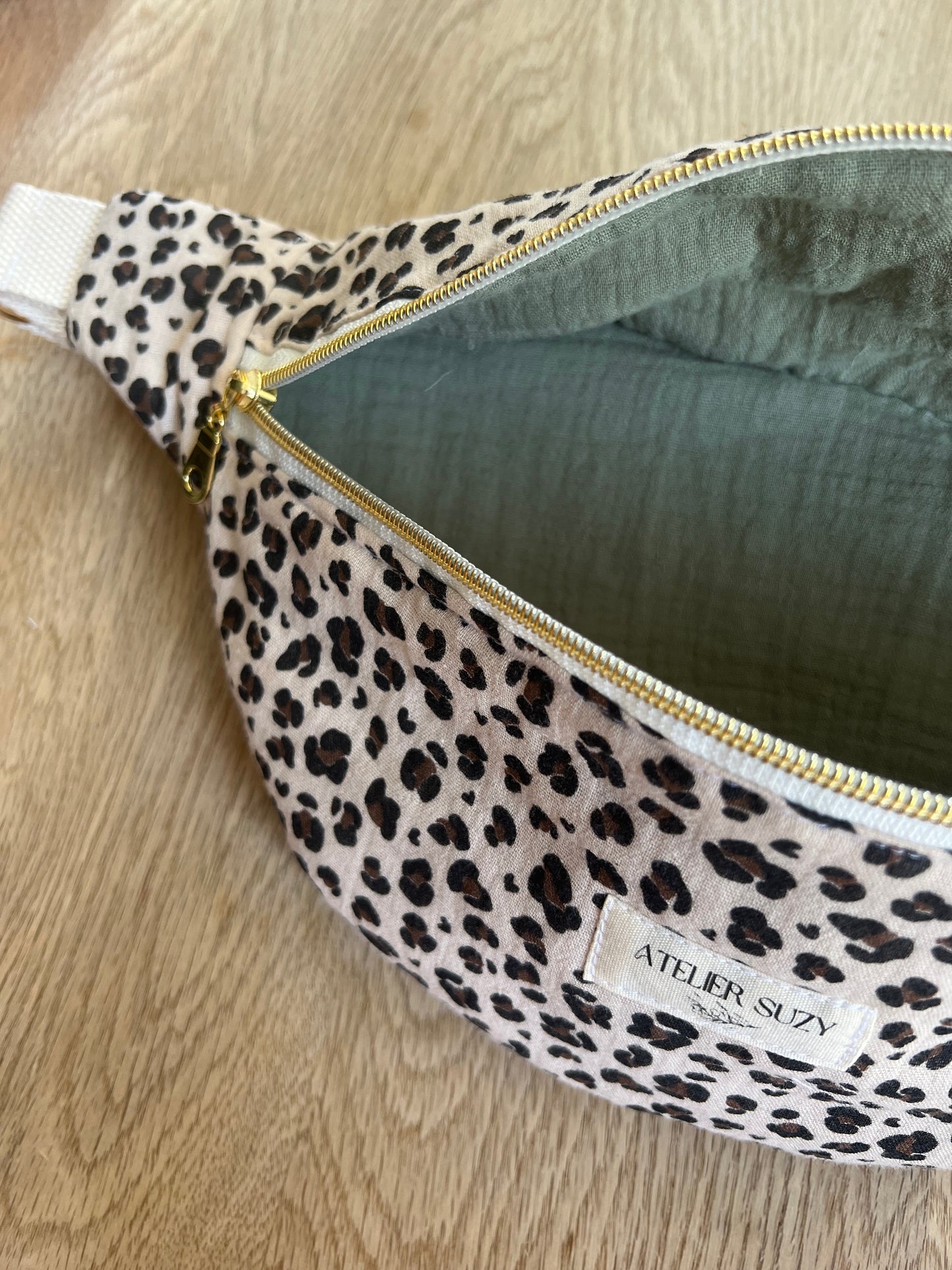 Sac banane en double gaze de coton