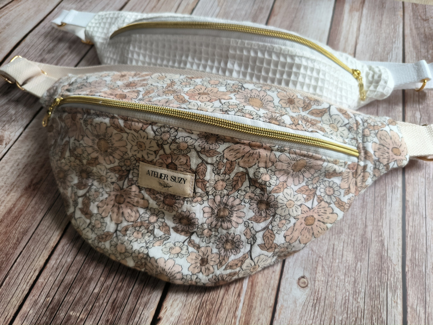 Sac banane en double gaze de coton