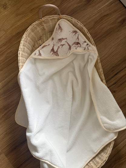 Cape de bain girafes