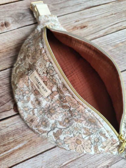 Sac banane en double gaze de coton