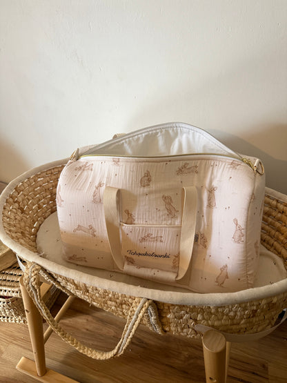 Sac à langer Paula - Lapins