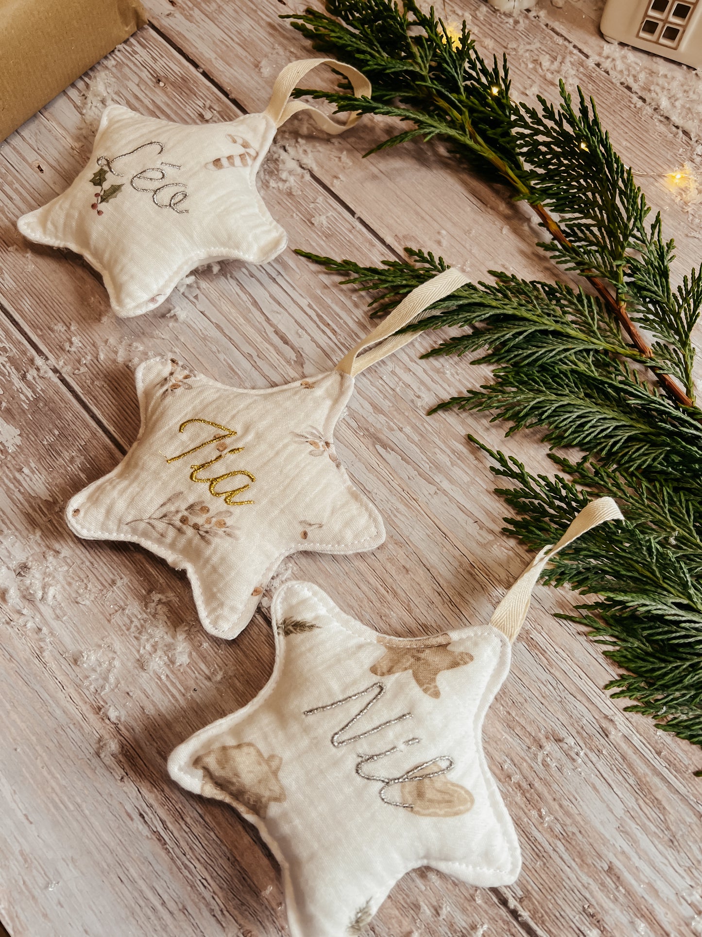 Étoile de Noël à suspendre