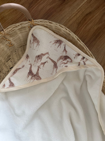 Cape de bain girafes