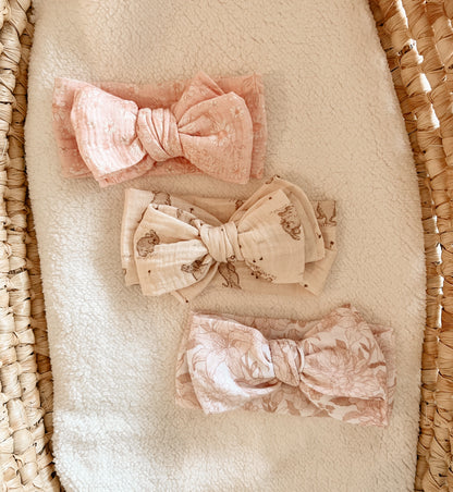 Maria - Headband noeud double XL (unité)