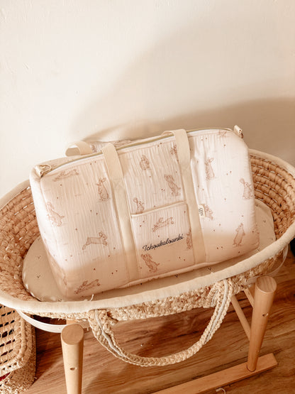 Sac à langer Paula - Lapins