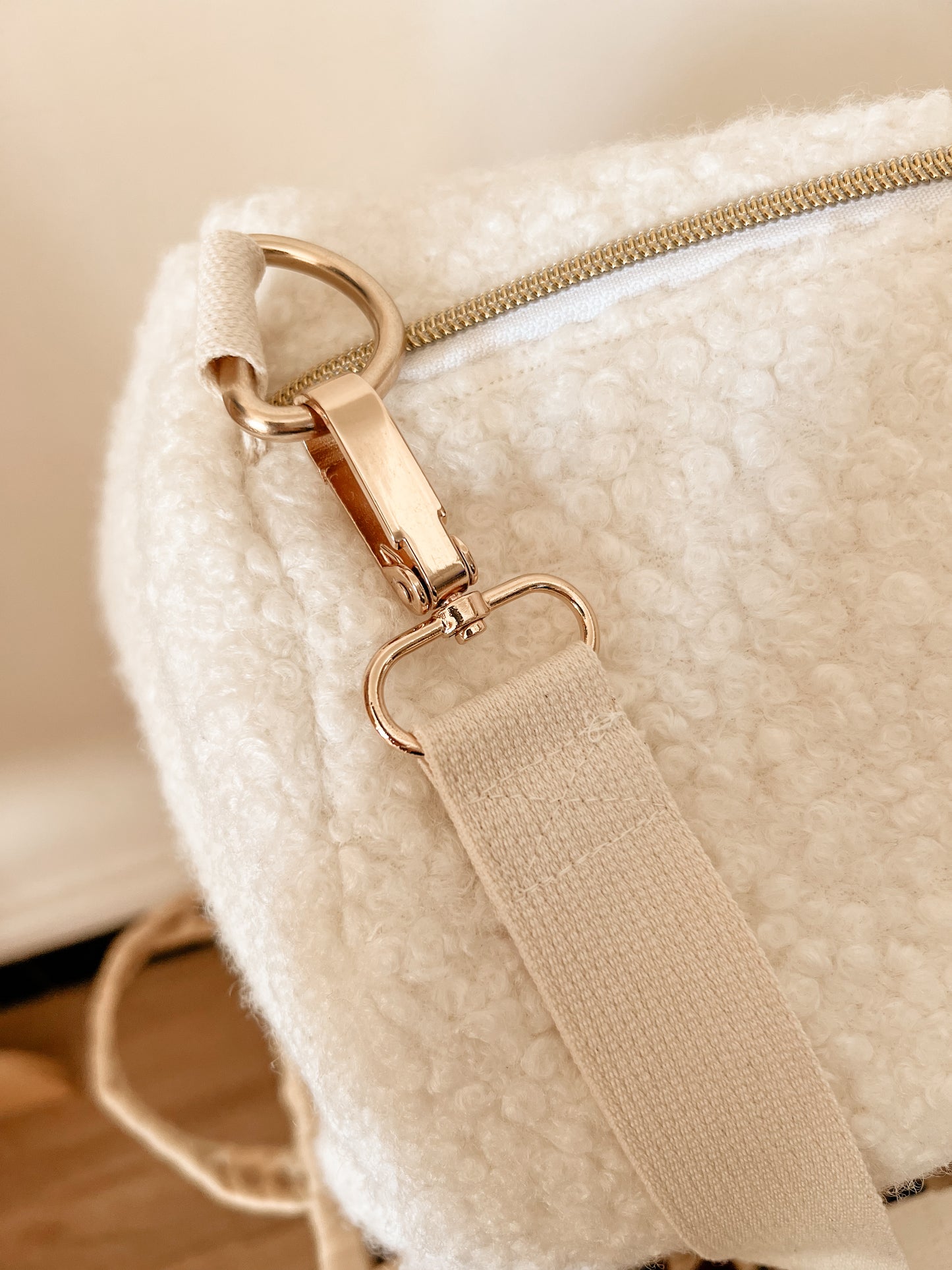 Sac à langer Paula - bouclette Milk