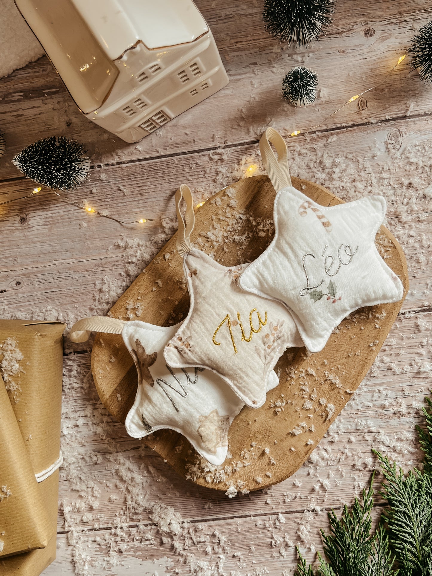 Étoile de Noël à suspendre