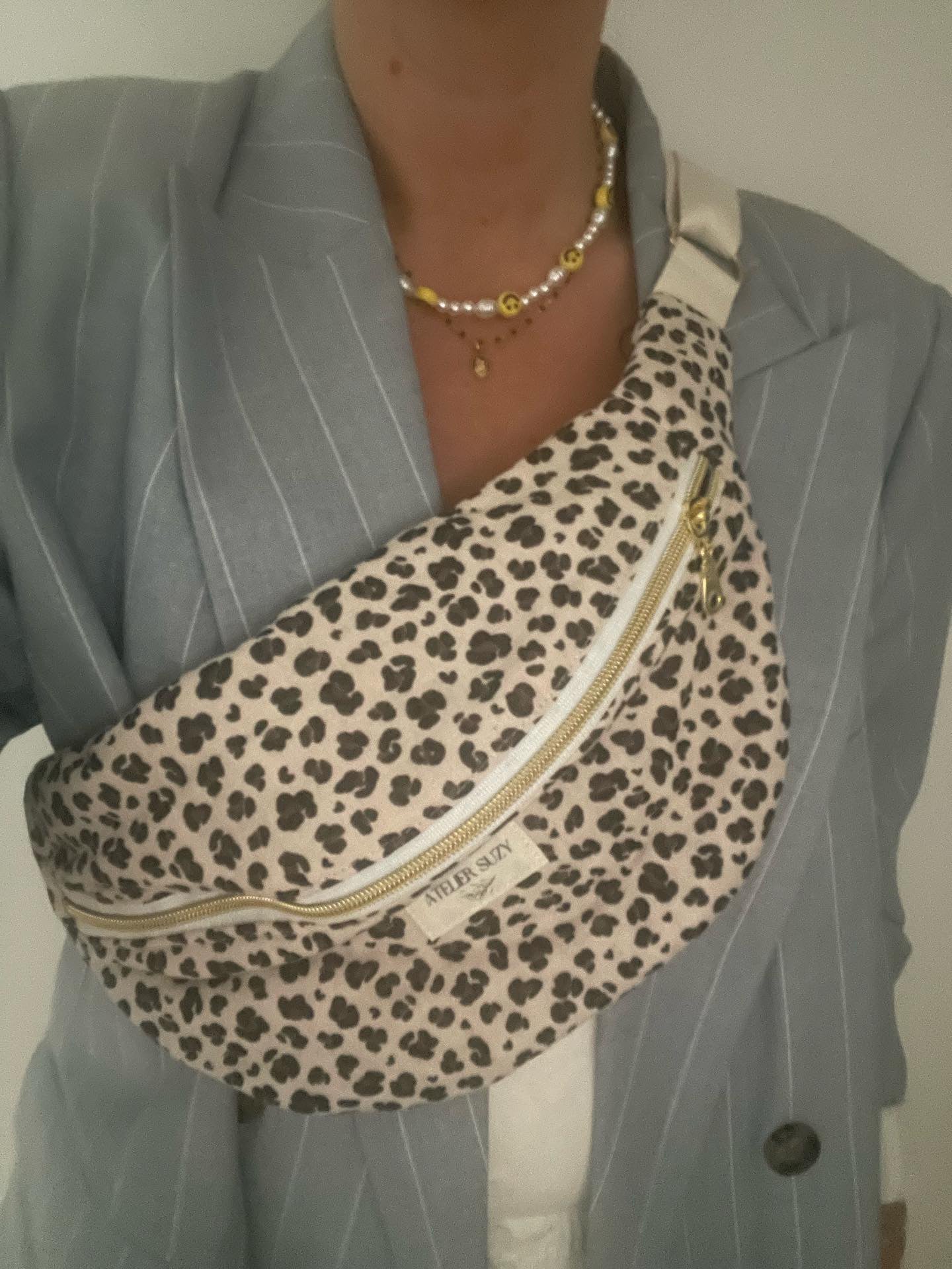 Sac banane en double gaze de coton